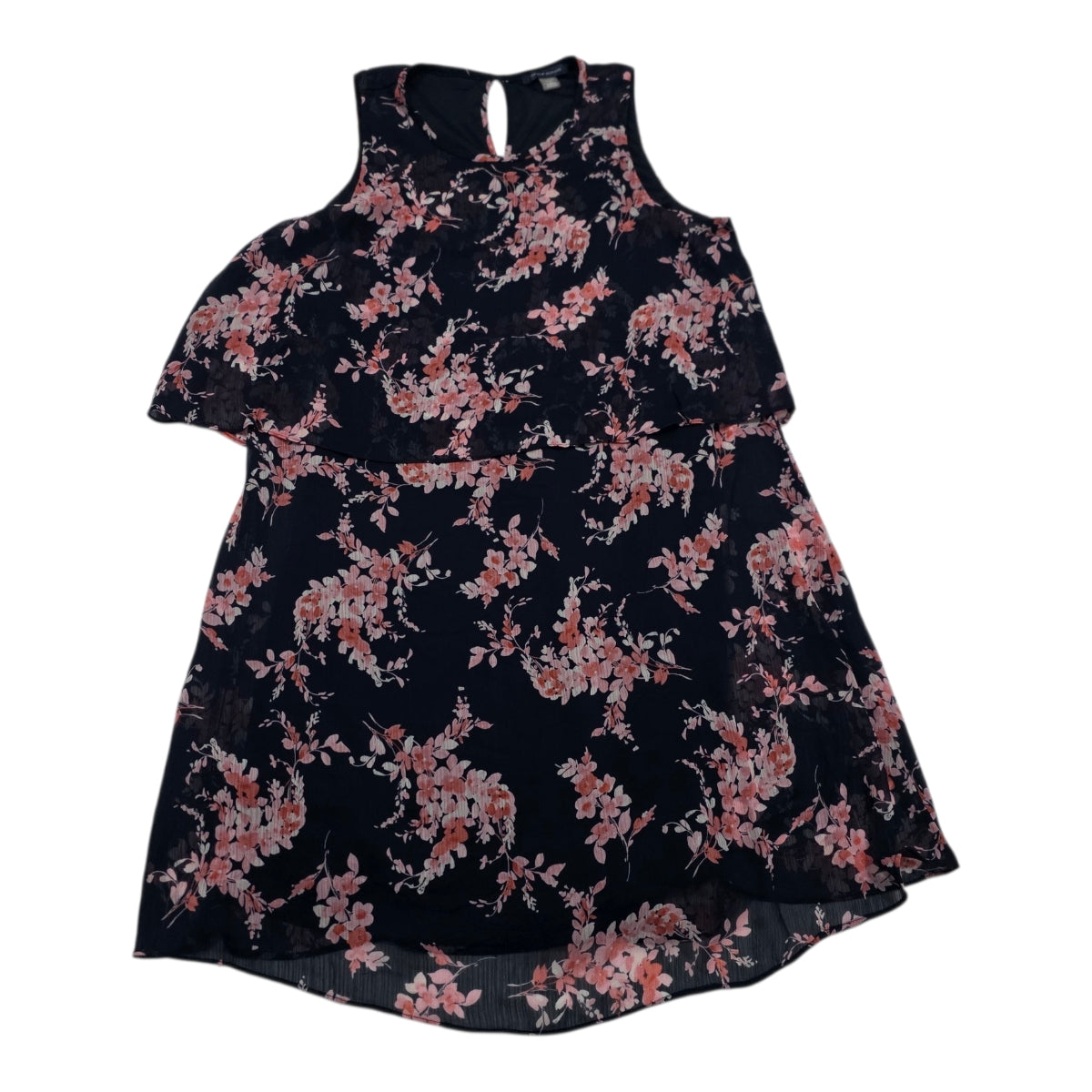 Vestido Sin Mangas Tommy Hilfiger Mujer Talla 6 Azul Flores