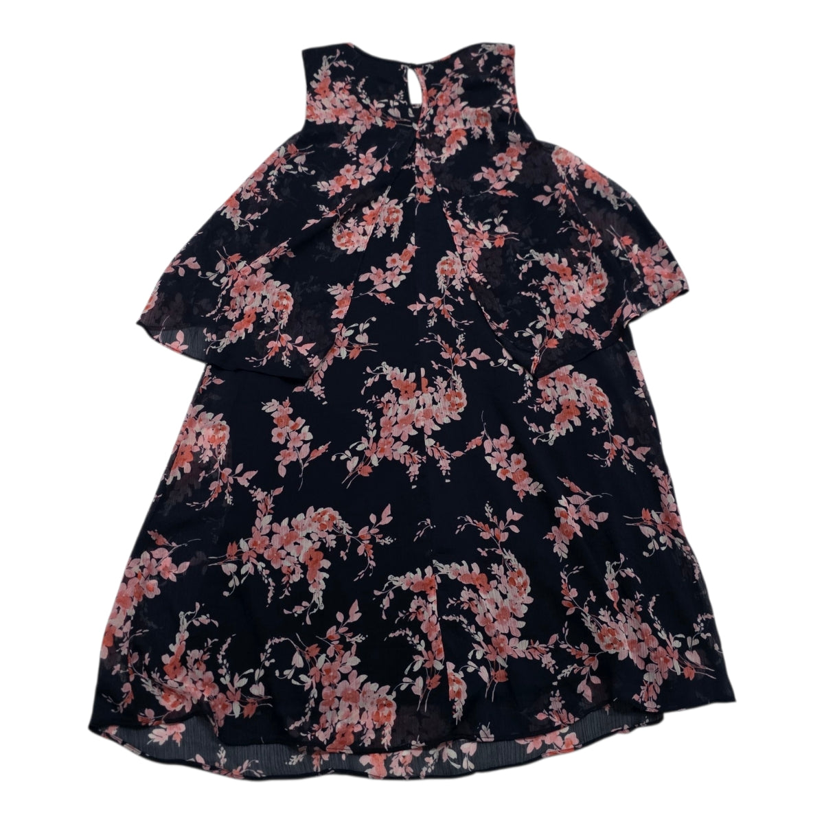 Vestido Sin Mangas Tommy Hilfiger Mujer Talla 6 Azul Flores