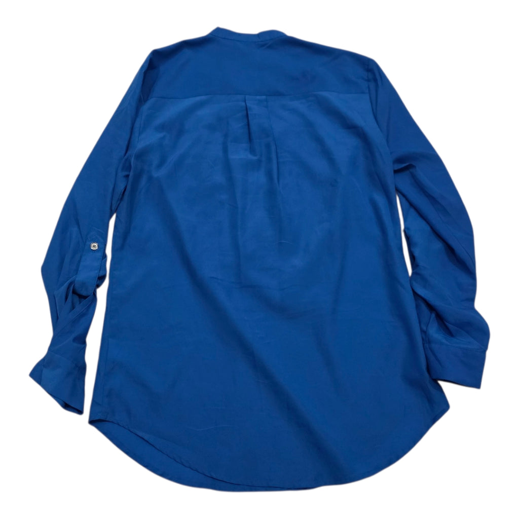 Blusa Michael Kors De Mujer Talla Chica Azul Con Plateado