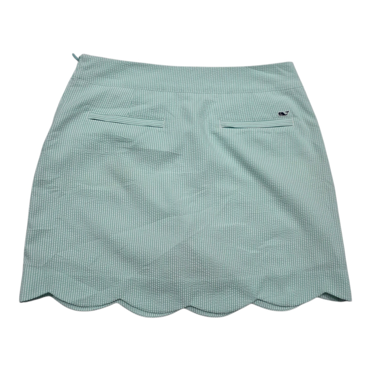 Falda Con Short Vineyard Vines Verde Con Lineas Talla 6