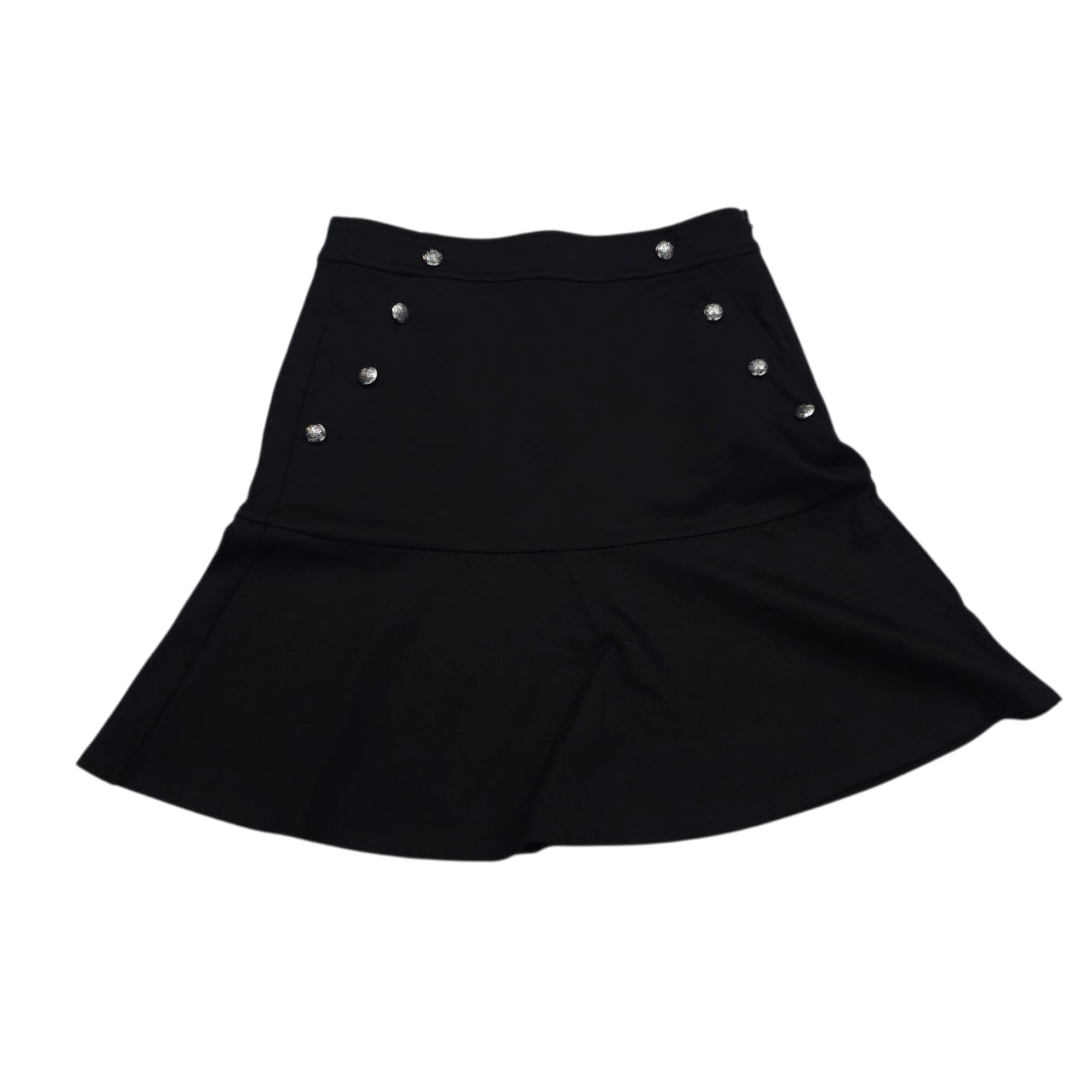 Falda Ralph Lauren Black De Mujer Mediana Con Botones
