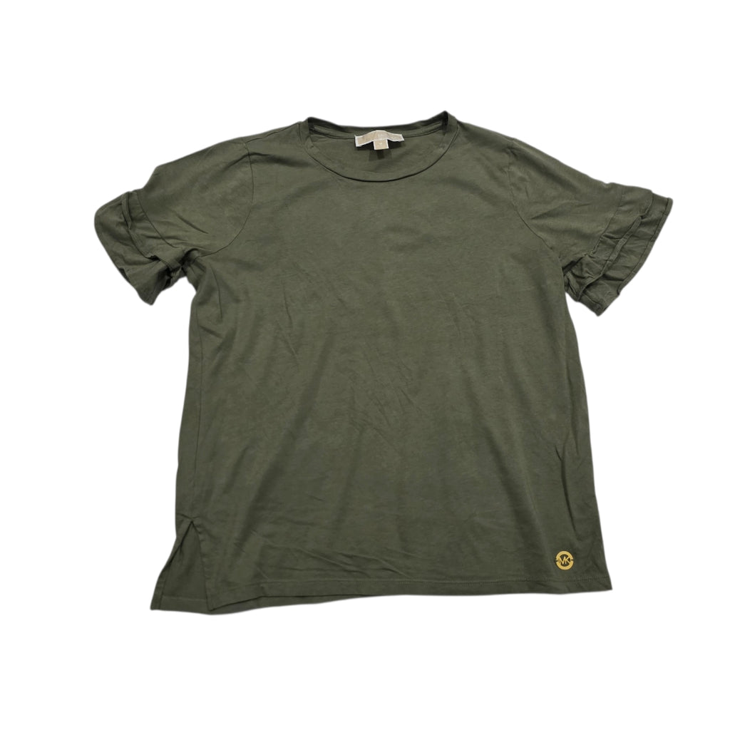 Playera Michael Kors Mujer Verde Opaco Mediana Manga Amplia