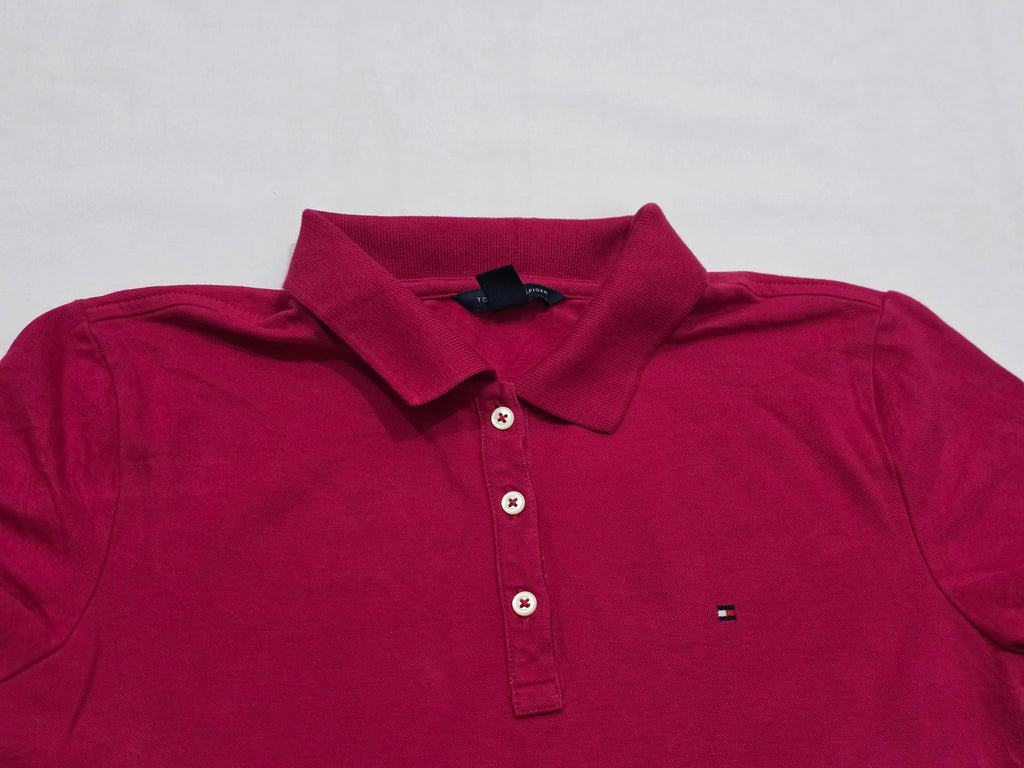 Playera Tommy Hilfiger Cuello Polo Color Bugambilia