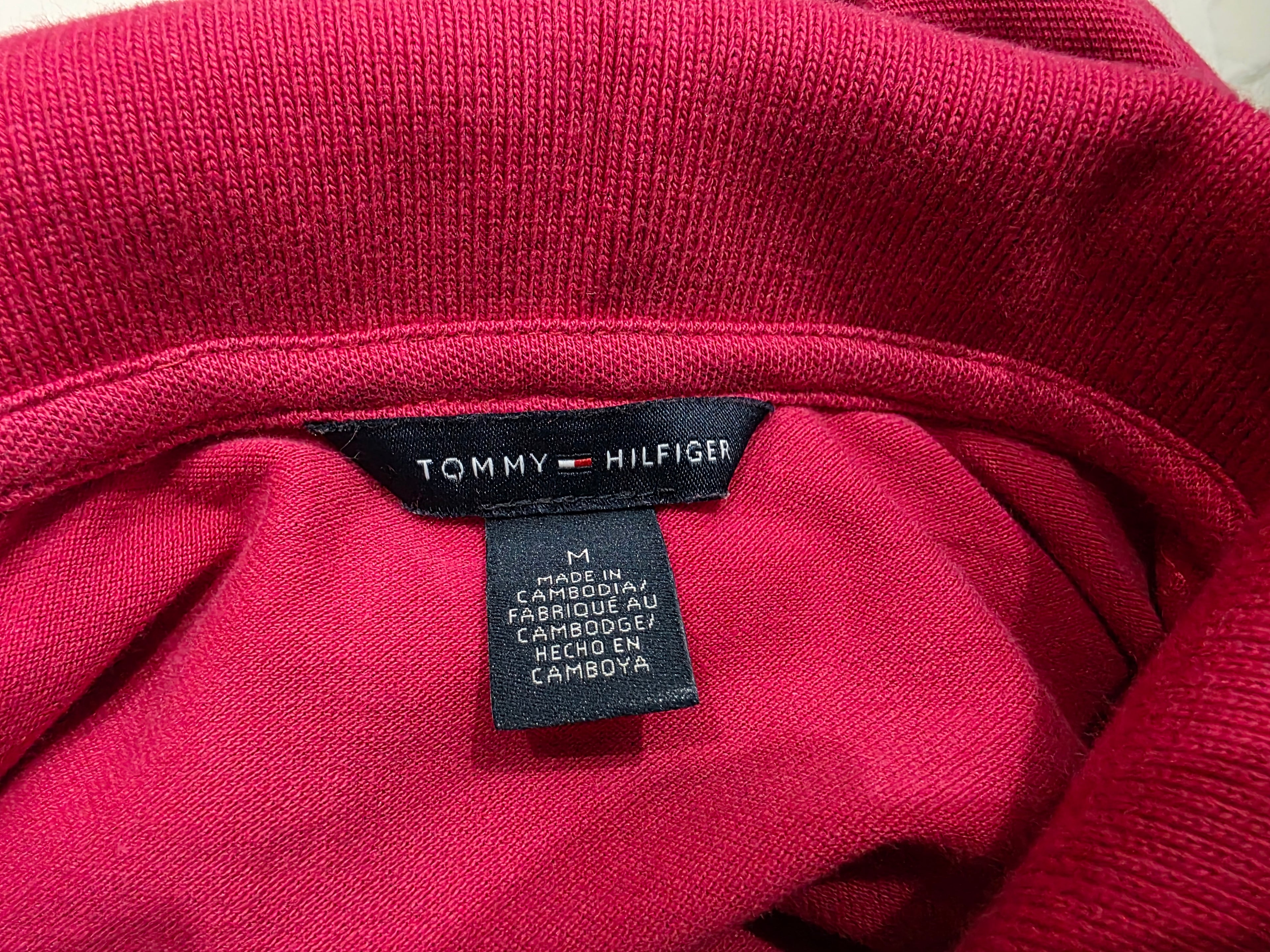 Playera Tommy Hilfiger Cuello Polo Color Bugambilia