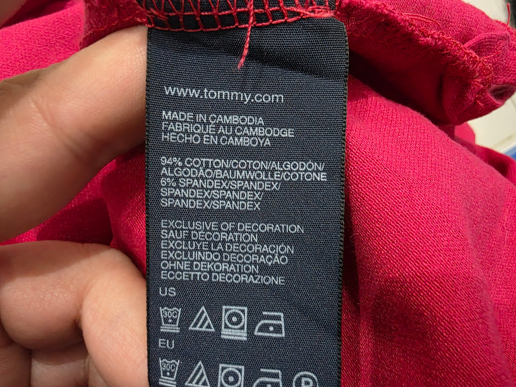 Playera Tommy Hilfiger Cuello Polo Color Bugambilia