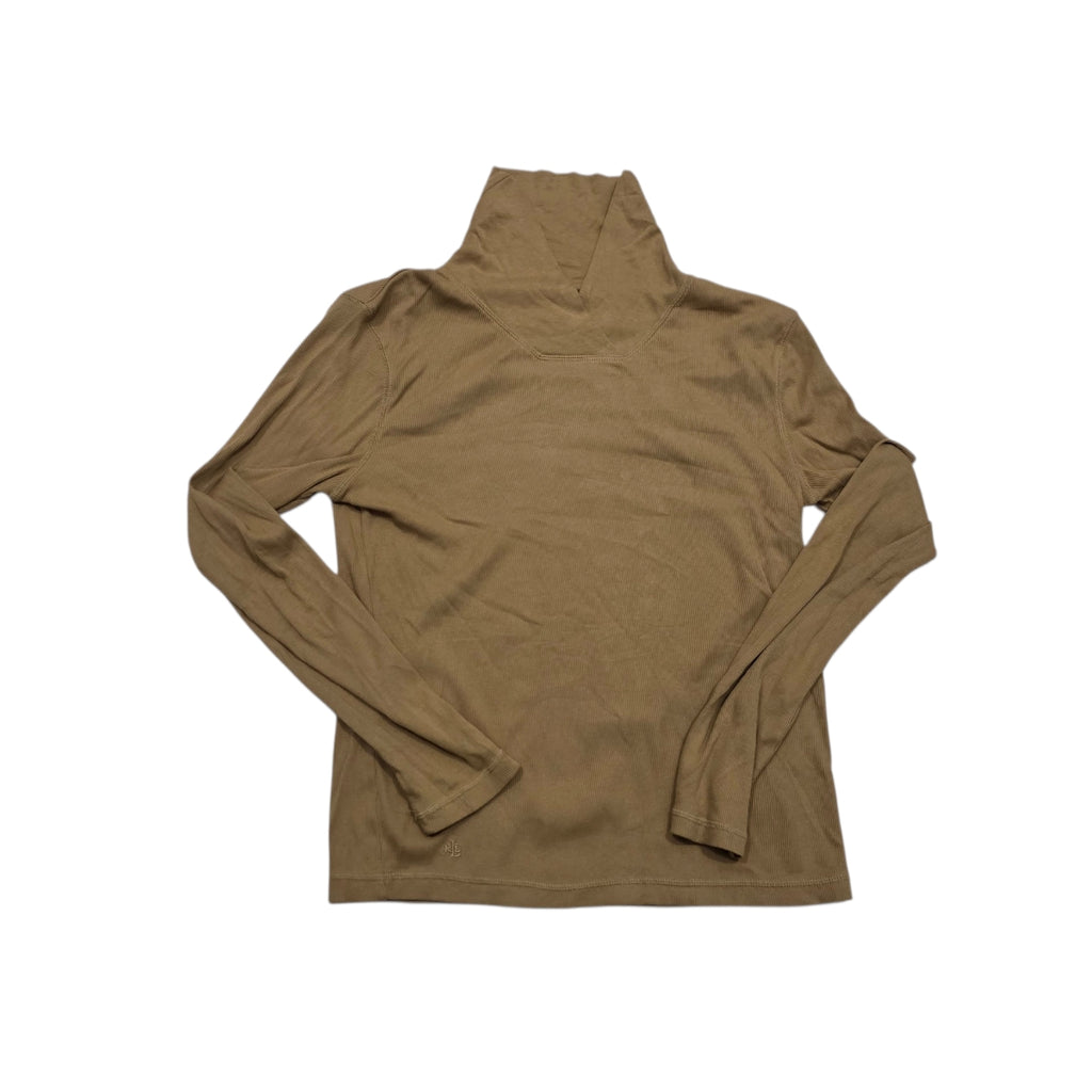 Blusa Ralph Lauren Lauren Jeans Acanalada Camel Talla M