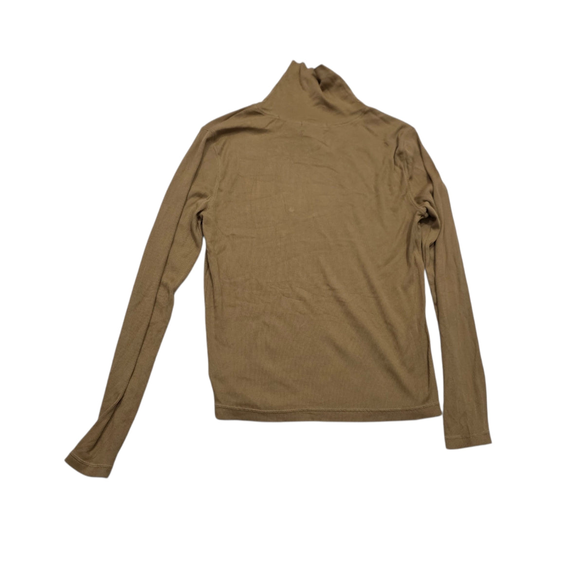 Blusa Ralph Lauren Lauren Jeans Acanalada Camel Talla M