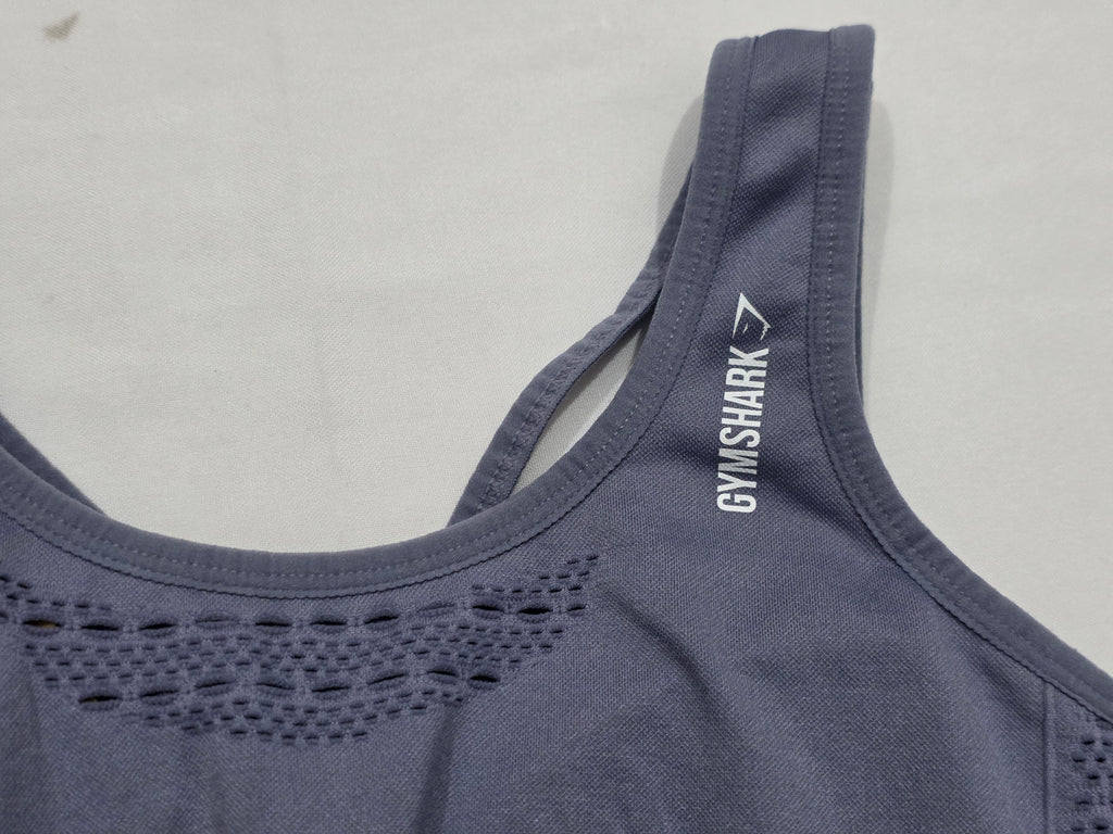 Top Gymshark De Mujer Azul Grisaceo Mediano