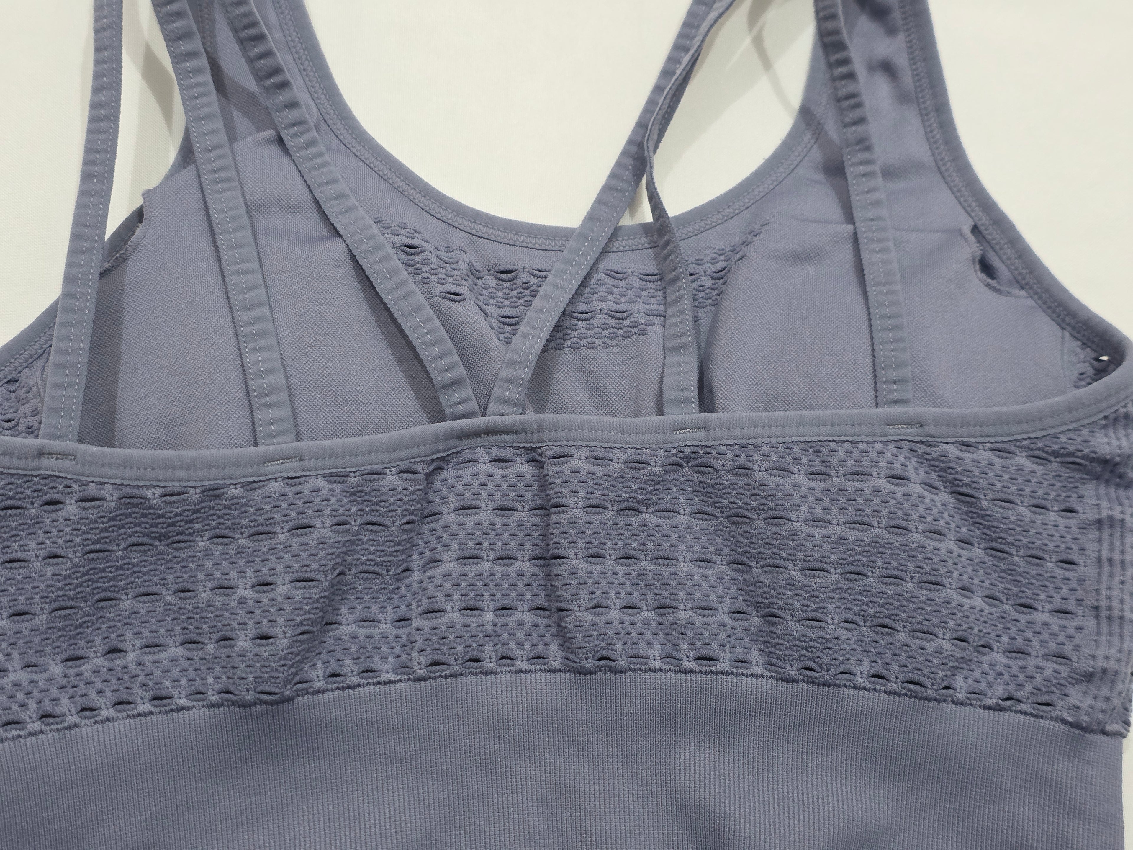 Top Gymshark De Mujer Azul Grisaceo Mediano