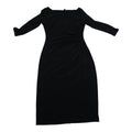 Vestido Ralph Lauren Mujer Talla 6 Color Negro Manga Larga