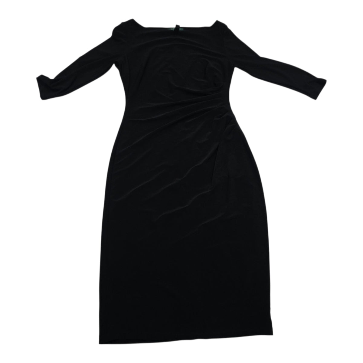 Vestido Ralph Lauren Mujer Talla 6 Color Negro Manga Larga