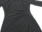 Vestido Ralph Lauren Mujer Talla 6 Color Negro Manga Larga