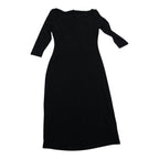 Vestido Ralph Lauren Mujer Talla 6 Color Negro Manga Larga