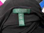 Vestido Ralph Lauren Mujer Talla 6 Color Negro Manga Larga