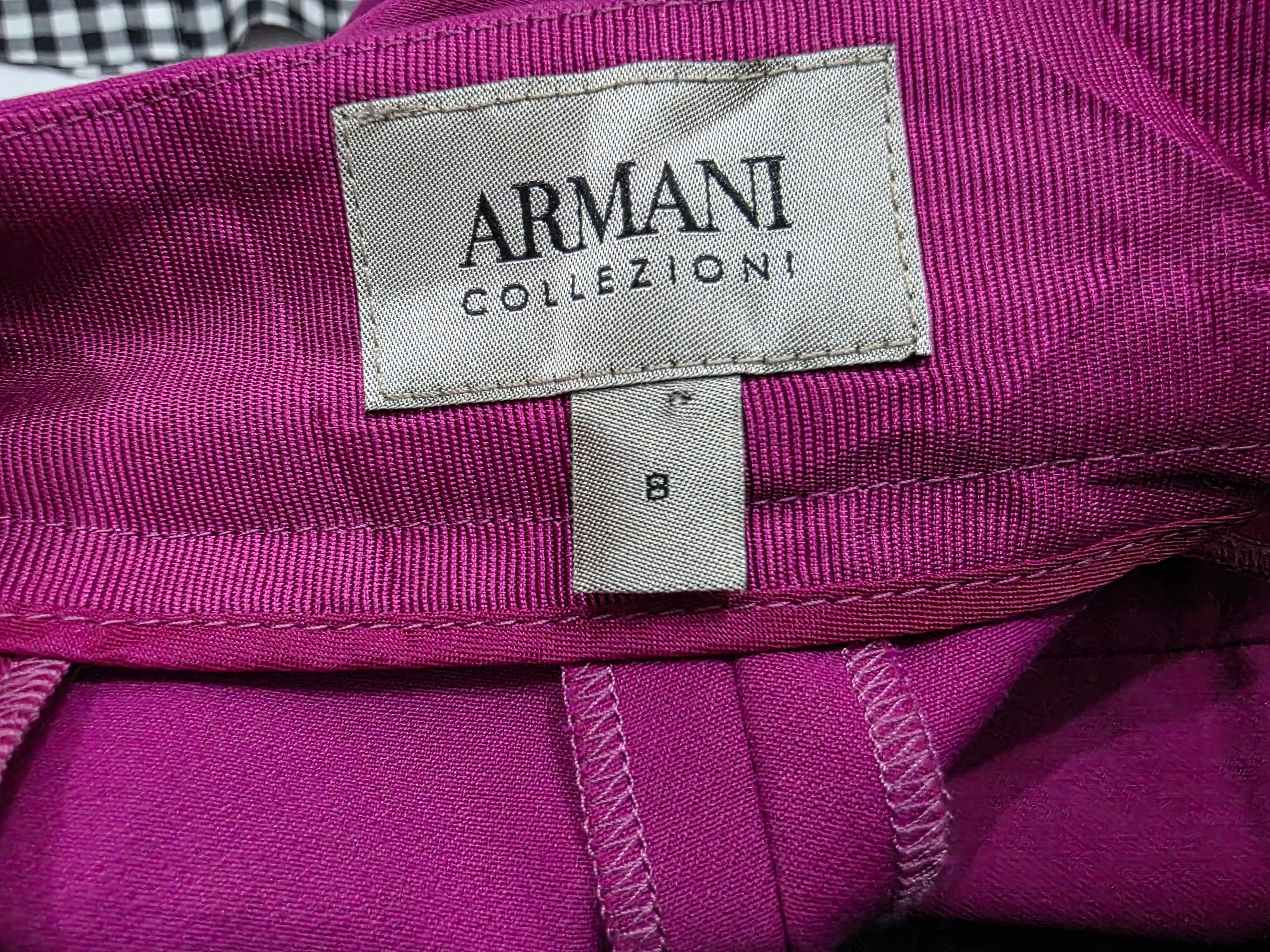 Pantalon Armani Colezzioni Color Rosa Talla 8