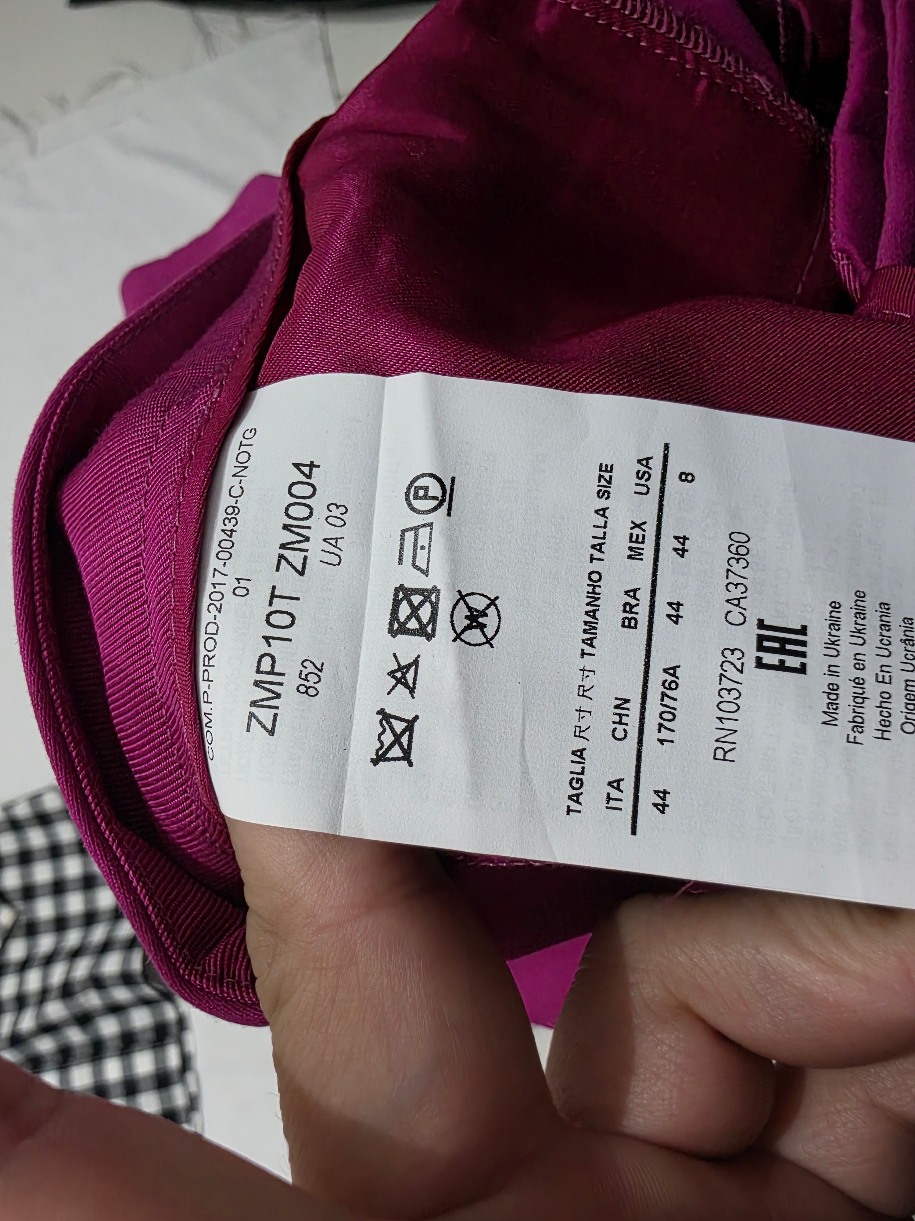 Pantalon Armani Colezzioni Color Rosa Talla 8