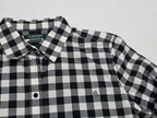 Camisa Ralph Lauren Stretch Non Iron Mujer Negroblanco