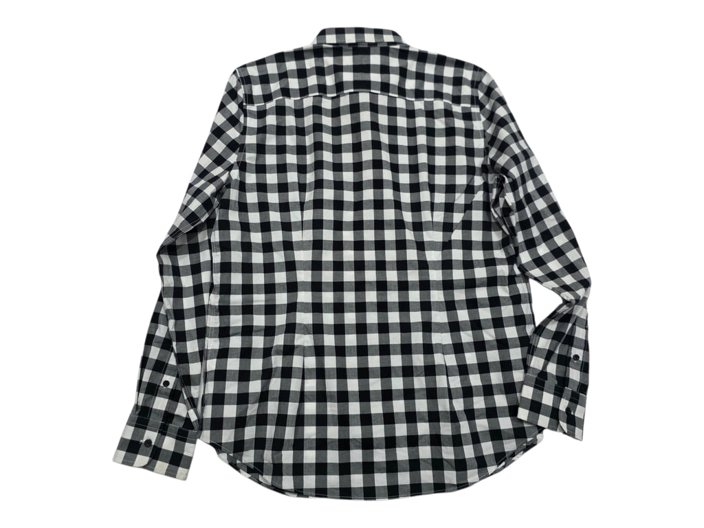 Camisa Ralph Lauren Stretch Non Iron Mujer Negroblanco