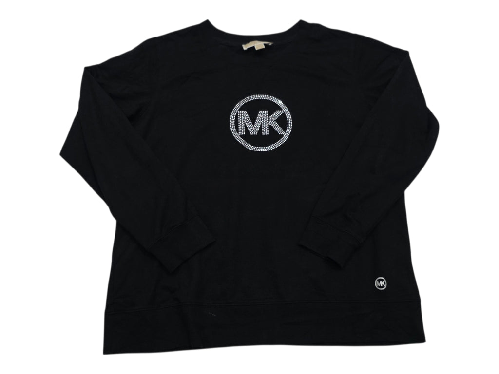 Sudadera Michael Kors Mujer Color Negro Con Brillos Grande