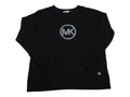 Sudadera Michael Kors Mujer Color Negro Con Brillos Grande
