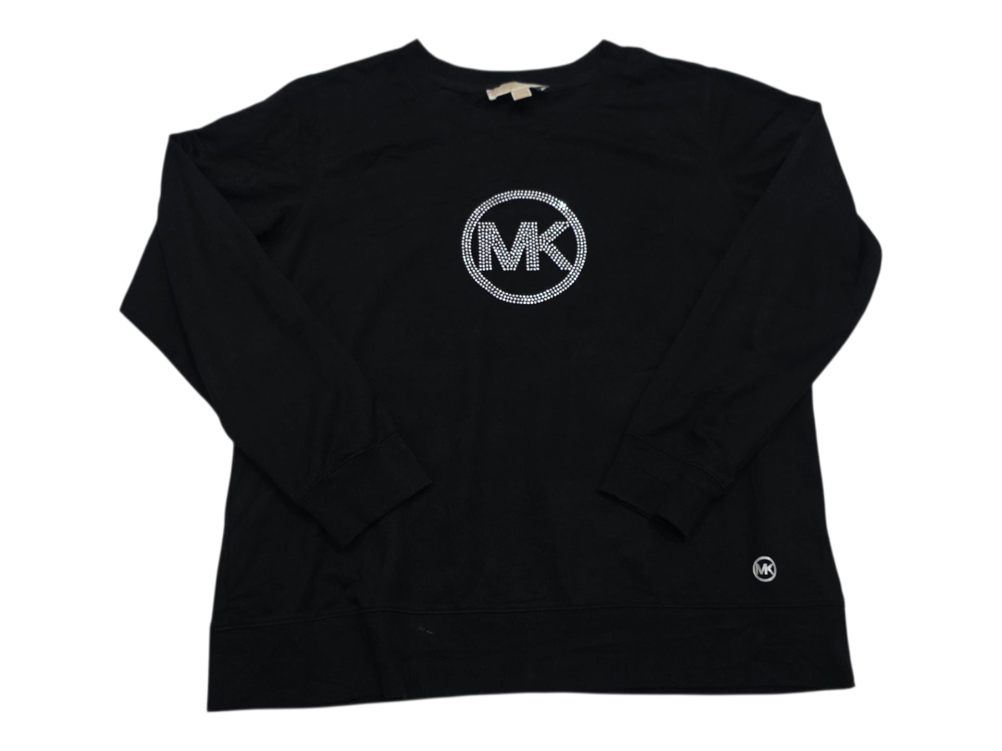 Sudadera Michael Kors Mujer Color Negro Con Brillos Grande