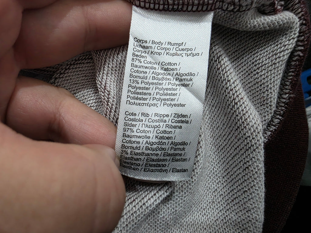 Sudadera Lacoste De Cierte Color Vino De Mujer Talla 40
