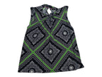 Blusa Tommy Hilfiger Sin Mangas Mujer Grande Azul/verde