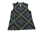 Blusa Tommy Hilfiger Sin Mangas Mujer Grande Azul/verde