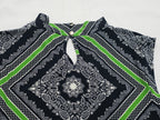 Blusa Tommy Hilfiger Sin Mangas Mujer Grande Azul/verde