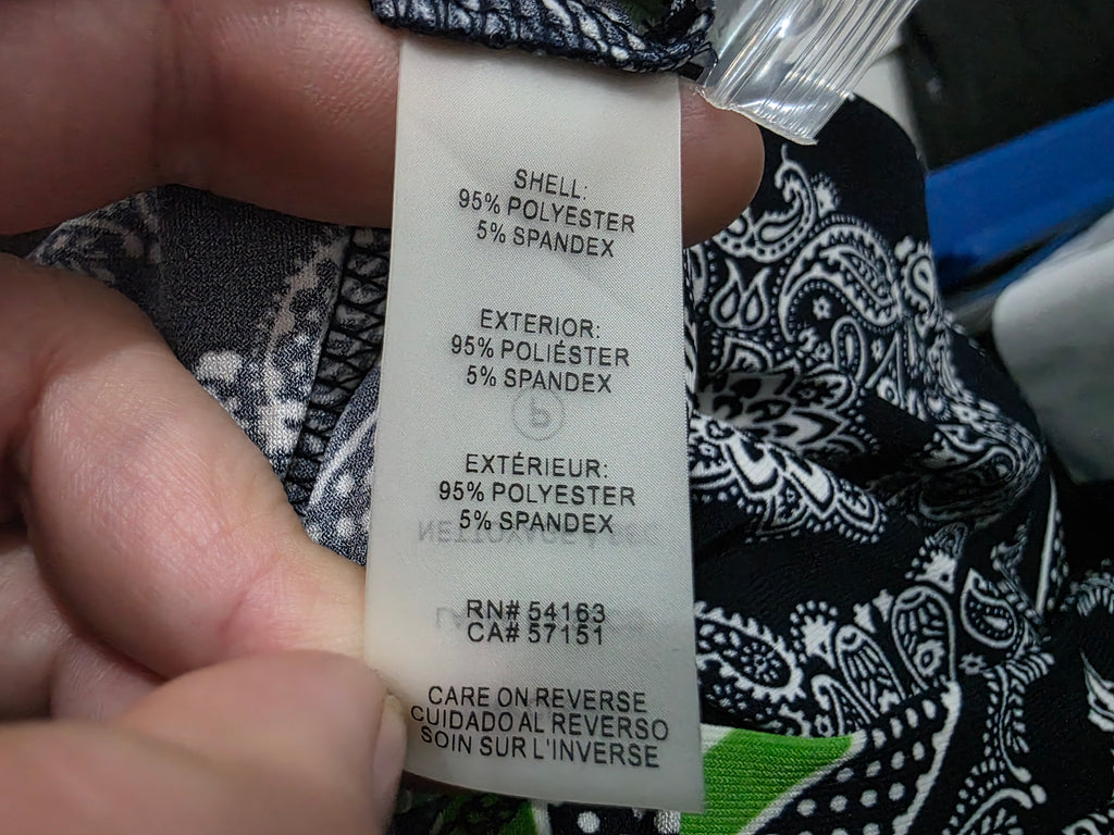 Blusa Tommy Hilfiger Sin Mangas Mujer Grande Azul/verde