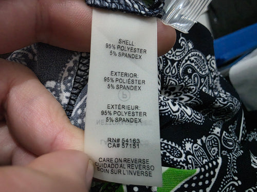 Blusa Tommy Hilfiger Sin Mangas Mujer Grande Azul/verde