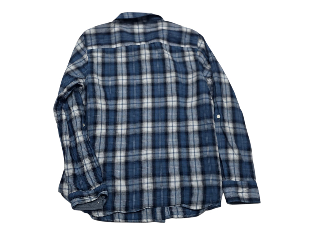 Camisa Tommy Hilfiger De Mujer Talla Grande Azul A Cuadros