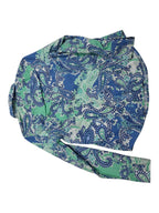 Camisa Tommy Hilfiger De Mujer Grande Azul/verde