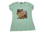 Playera Harley Davidson Mujer Grande Menta Manga Corta