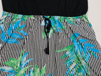 Vestido Casual Ralph Lauren Mujer Grande Negro Manga Corta