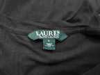 Vestido Casual Ralph Lauren Mujer Grande Negro Manga Corta