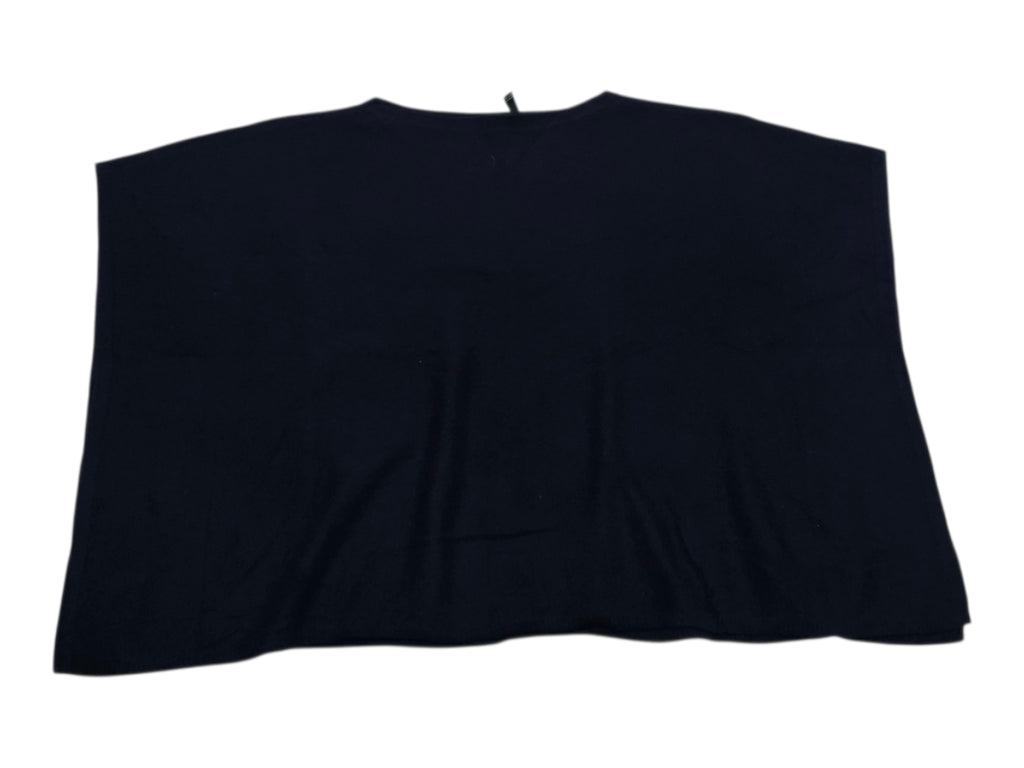 Poncho De Cashmere Ralph Lauren De Mujer L/xl Azul Marino