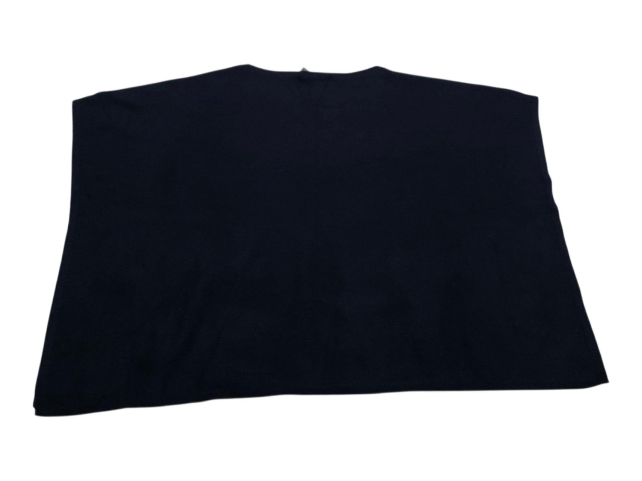 Poncho De Cashmere Ralph Lauren De Mujer L/xl Azul Marino