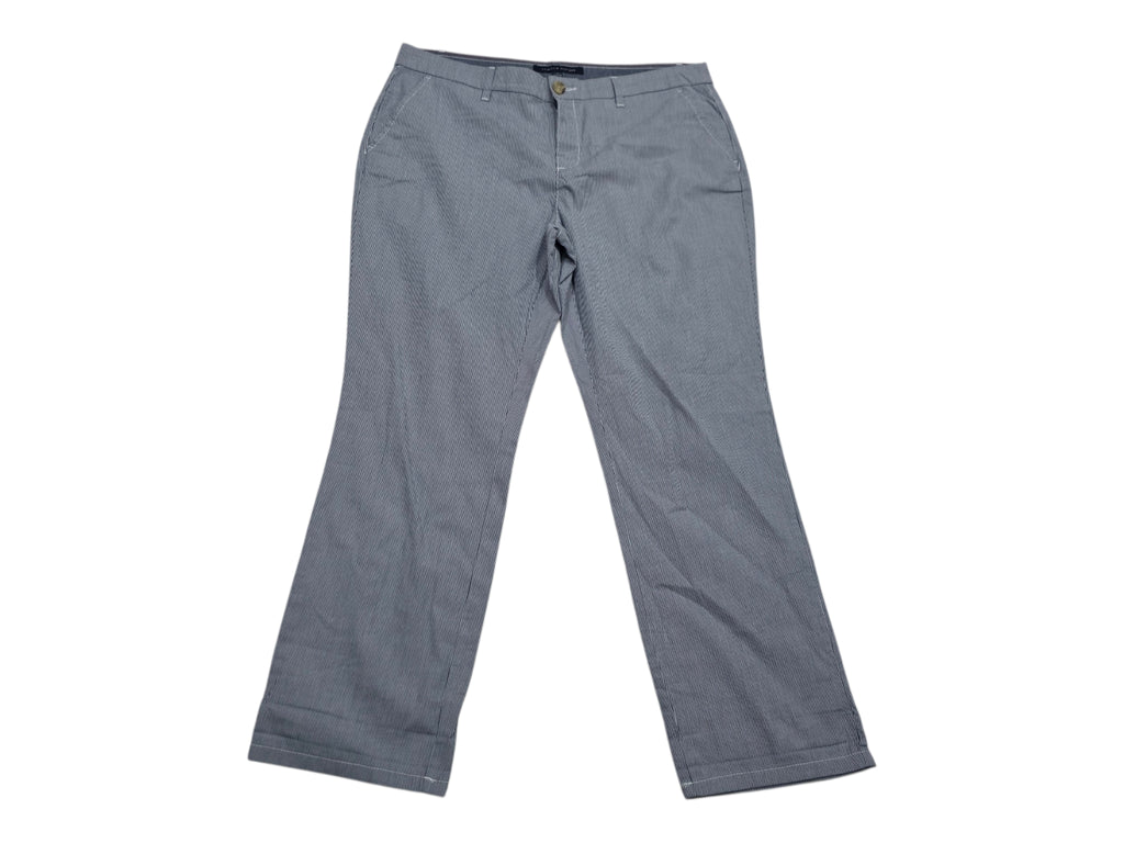 Pantalon Tommy Hilfiger De Mujer Talla 14 Azul Con Rayas