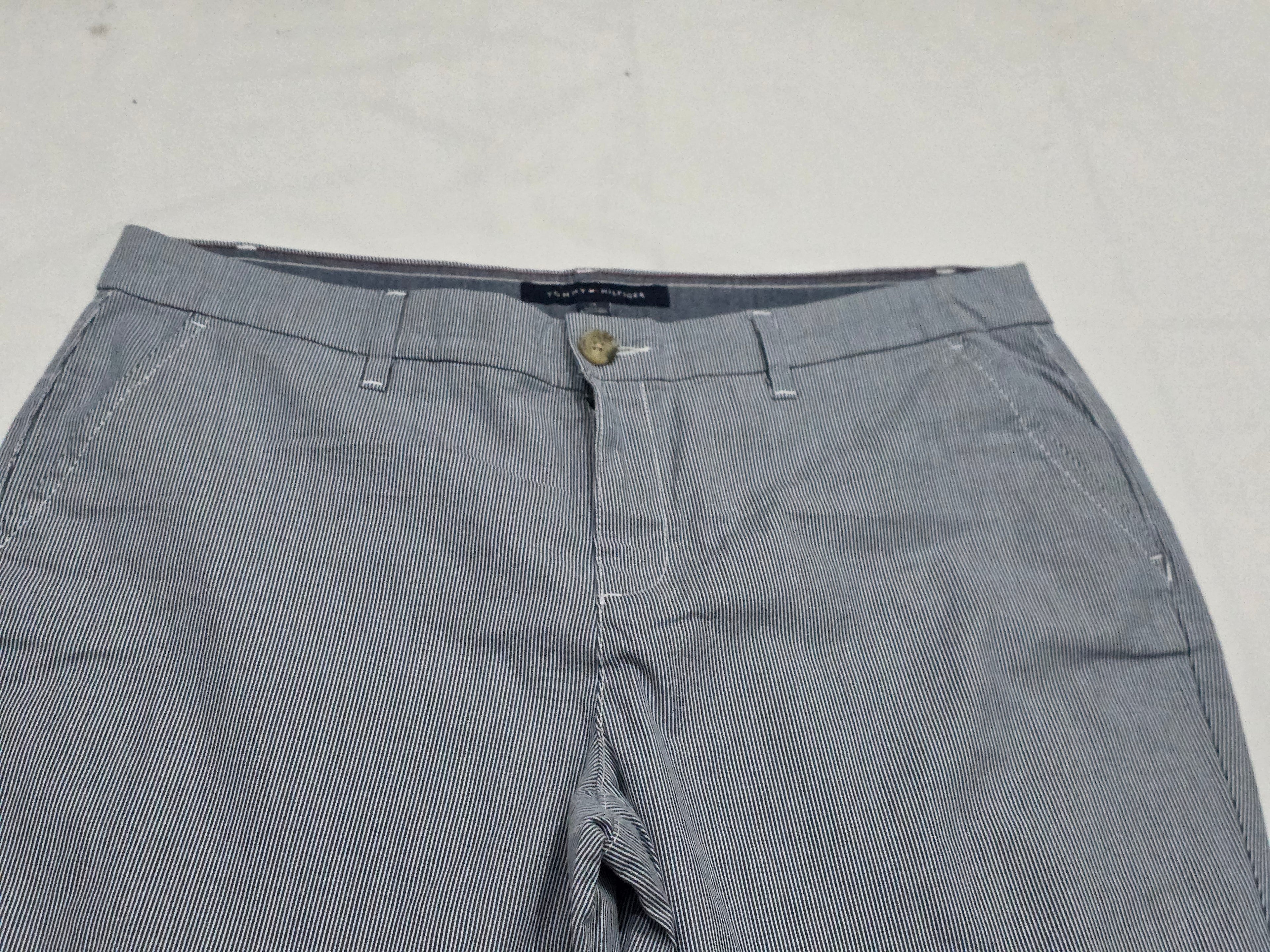Pantalon Tommy Hilfiger De Mujer Talla 14 Azul Con Rayas