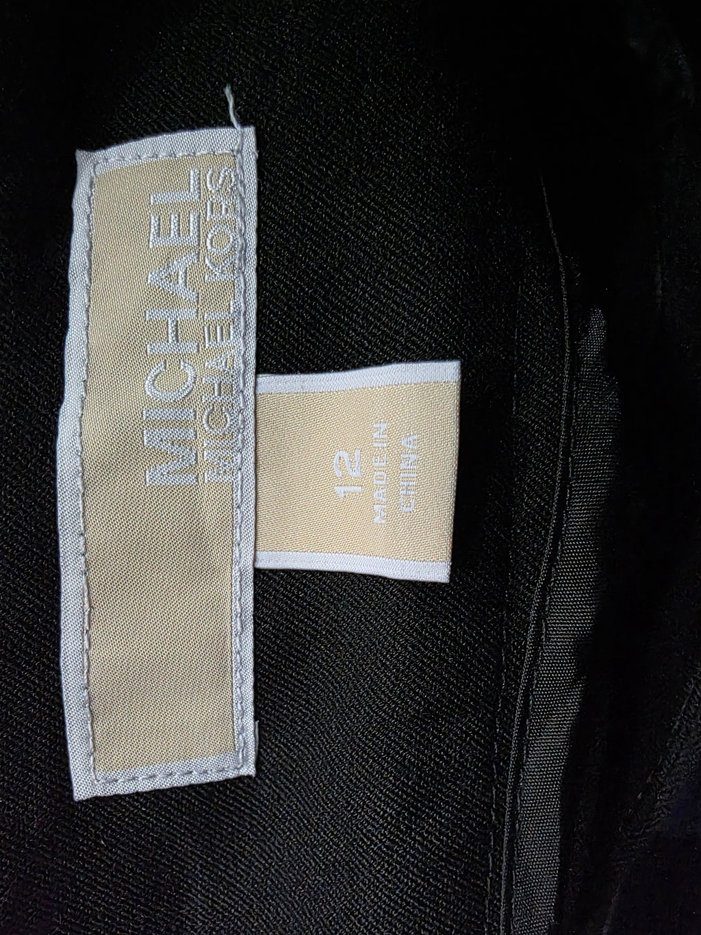 Pantalon De Vestir Michael Kors Mujer Talla 12 Color Negro
