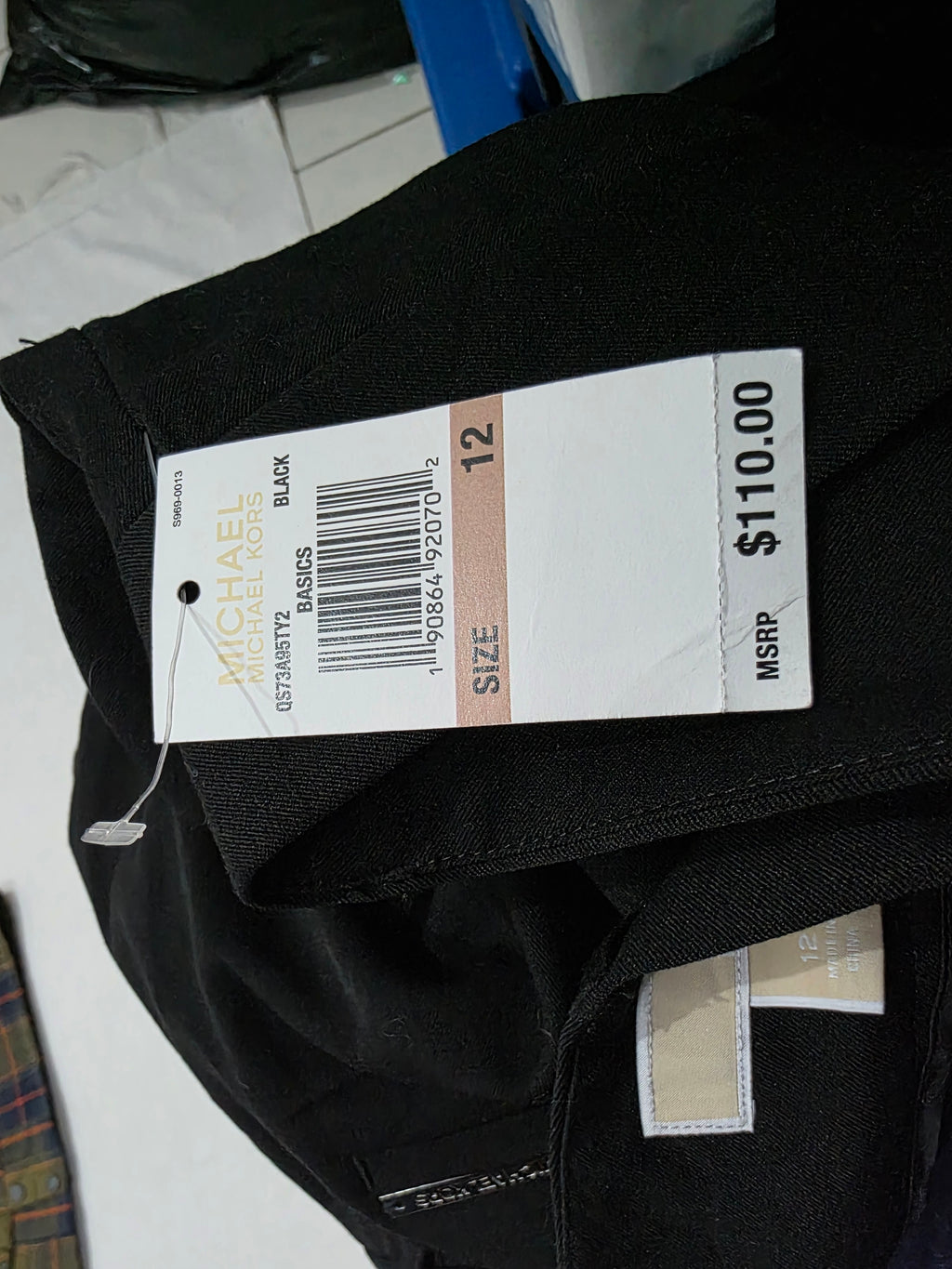 Pantalon De Vestir Michael Kors Mujer Talla 12 Color Negro