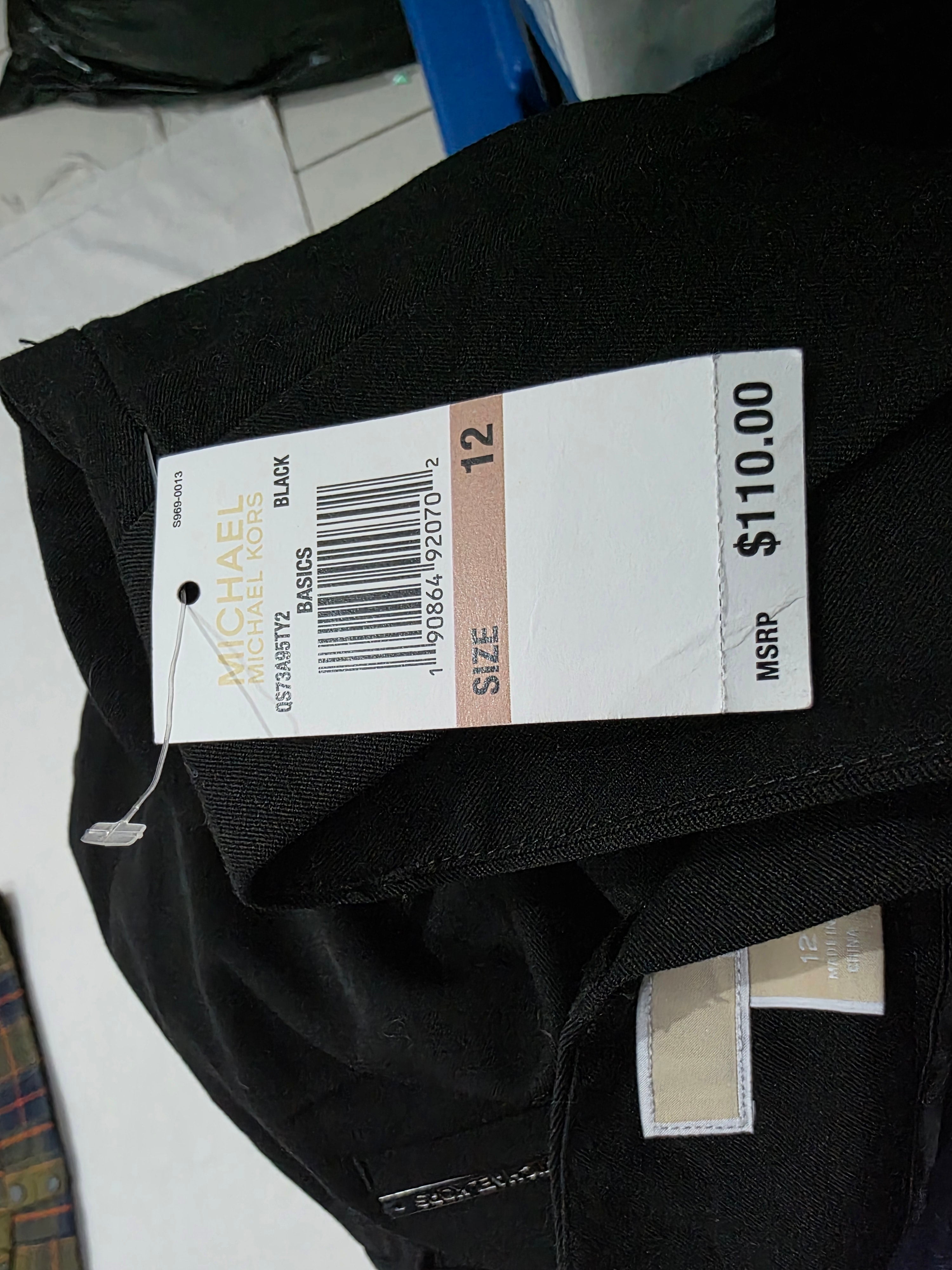 Pantalon De Vestir Michael Kors Mujer Talla 12 Color Negro