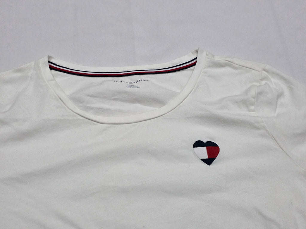 Playera Tommy Hilfiger Extra Grande Color Blanco