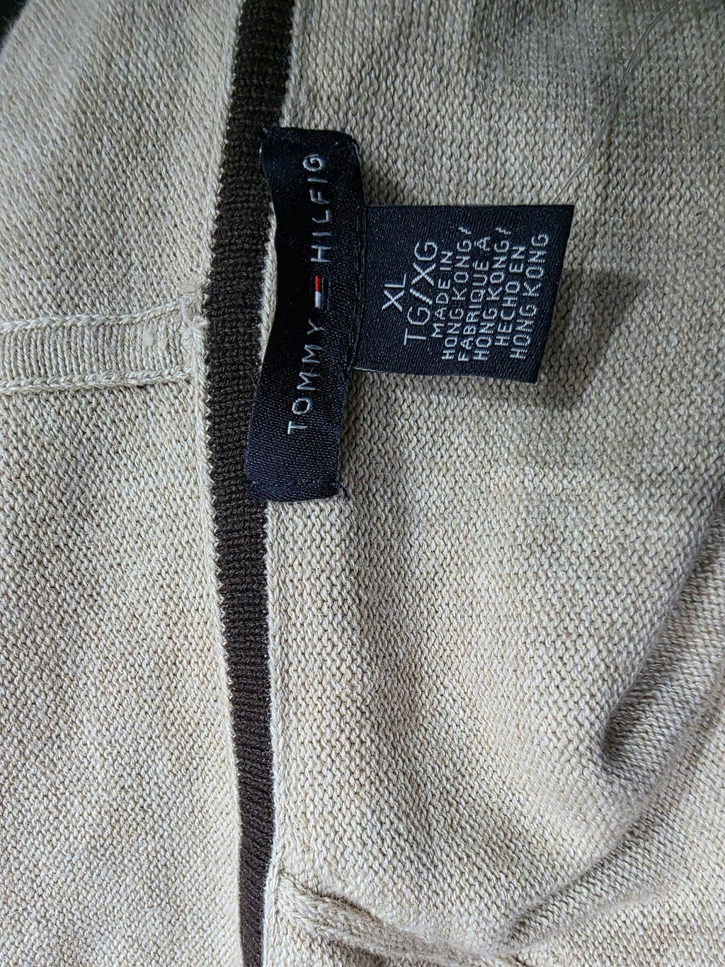Sudadera Tommy Hilfiger Mujer Talla Extra Grande Color Cafe