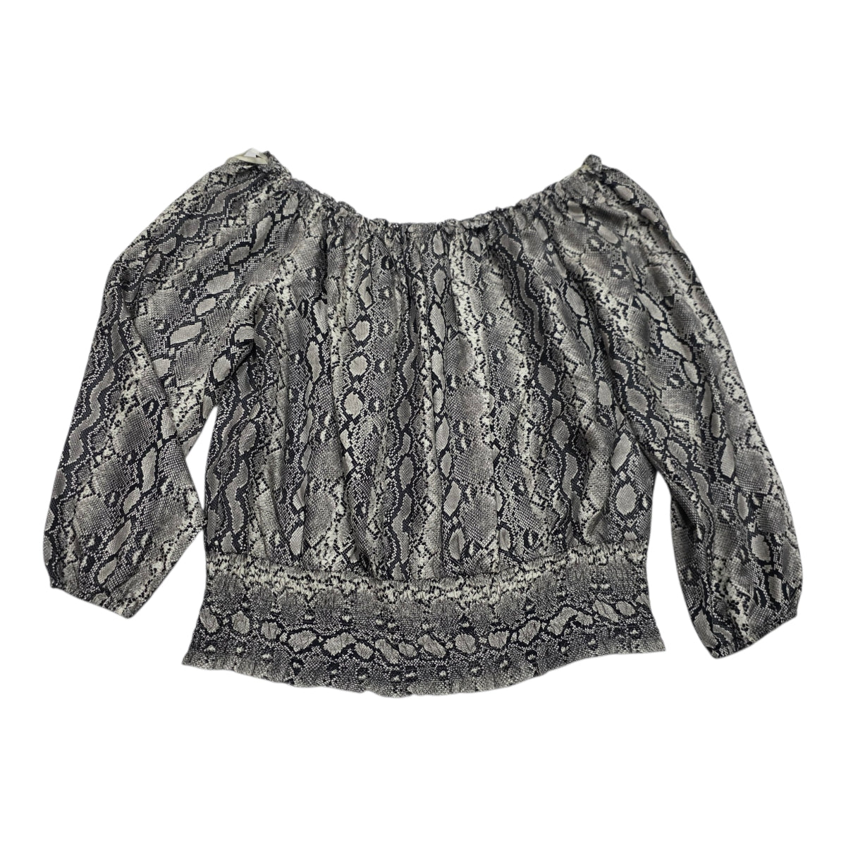 Blusa Michael Kors Animal Print Mujer Color Gris Talla 1x
