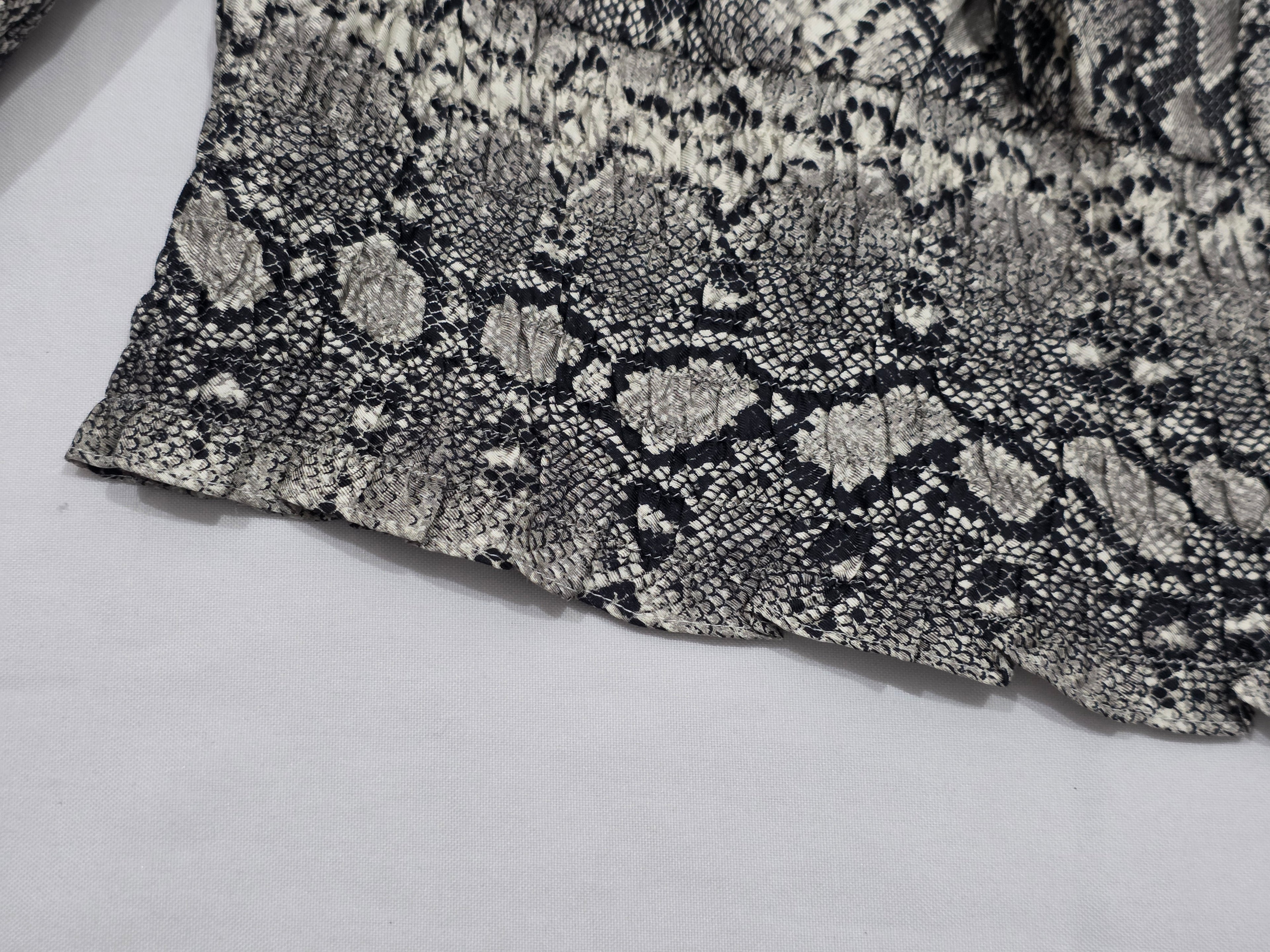 Blusa Michael Kors Animal Print Mujer Color Gris Talla 1x