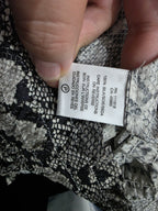Blusa Michael Kors Animal Print Mujer Color Gris Talla 1x