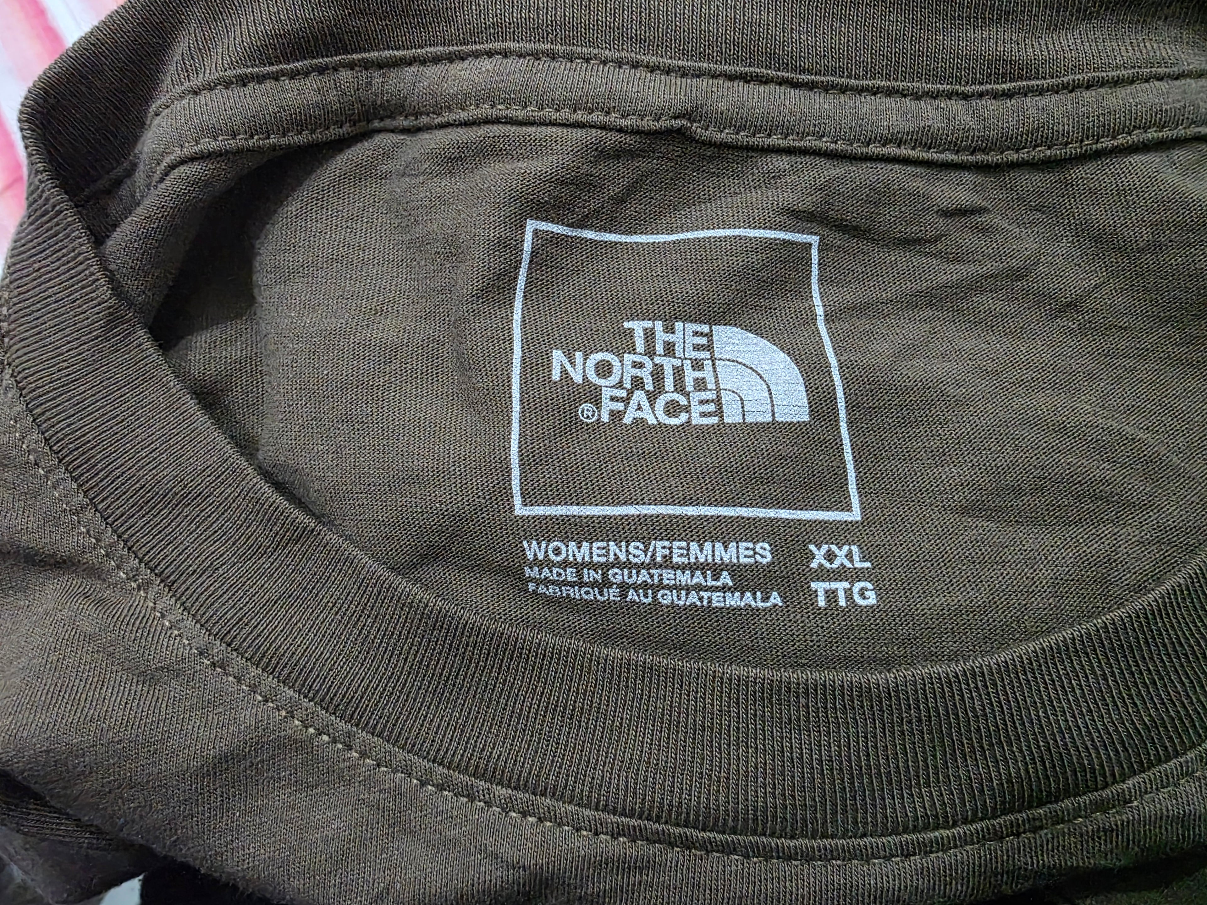 Playera The North Face Color Cafe Talla Xxl Manga Corta