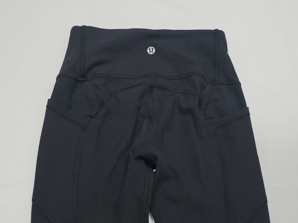 Legging Lululemon Wunder De Mujer Talla 2 Color Negro